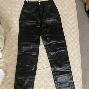 NWT Nasty Gal Faux Leather Pants